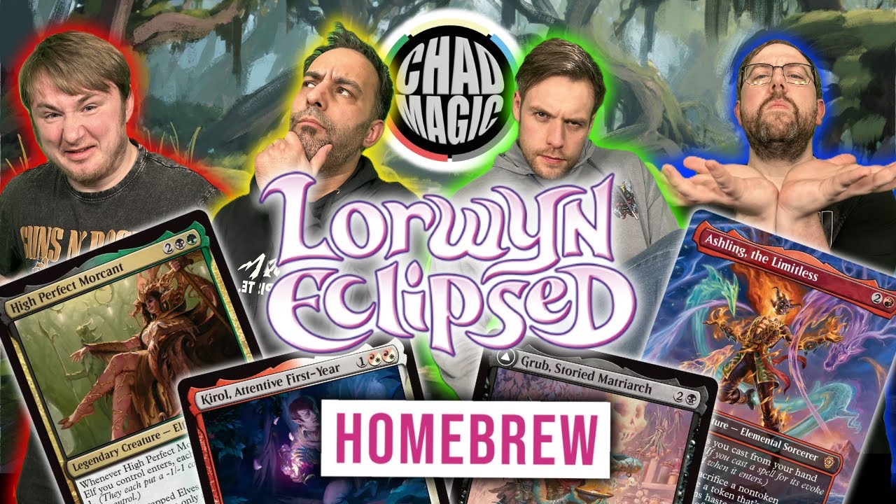 Is this Lorwyn Eclipsed commmander BROKEN?! High Perfect Morcant v Ashling, Limitless v Grub v Kirol thumbnail