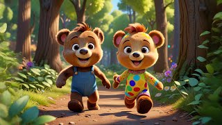 Four Baby Bears Wear Funny Socks | Animal Dress-Up Song for Kids | Nursery Rhymes and Baby Songs
