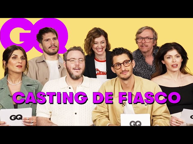 Pierre Niney, François Civil, Géraldine Nakache et le casting de Fiasco testent leur amitié | GQ class=