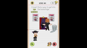 brain test 4 level 391 gameplay walkthrough Solution