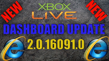 *NEW* XBOX360 Dahboard Update!!! w/ Internet Explorer (2.0.16091.0)