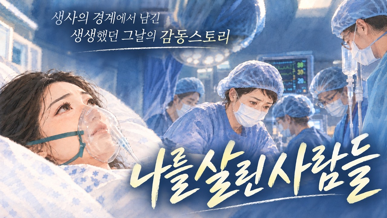 [실제사연]생사의 경계에서 남긴 생생했던 그날의 감동스토리 '나를 살린 사람들'