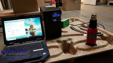 Lithium (LIFEPO4) battery backup UPS load test