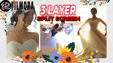 HOW TO CREATE 3 LAYER SPLIT SCREEN VIDEO IN FILMORA - FILMORA 12