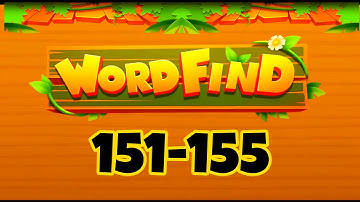 WORD FIND Word Connect Games level 151 152 153 154 155