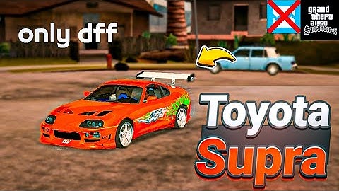 TOYOTA SUPRA in GTA SA Android 🔥 (Realistic Mod)”