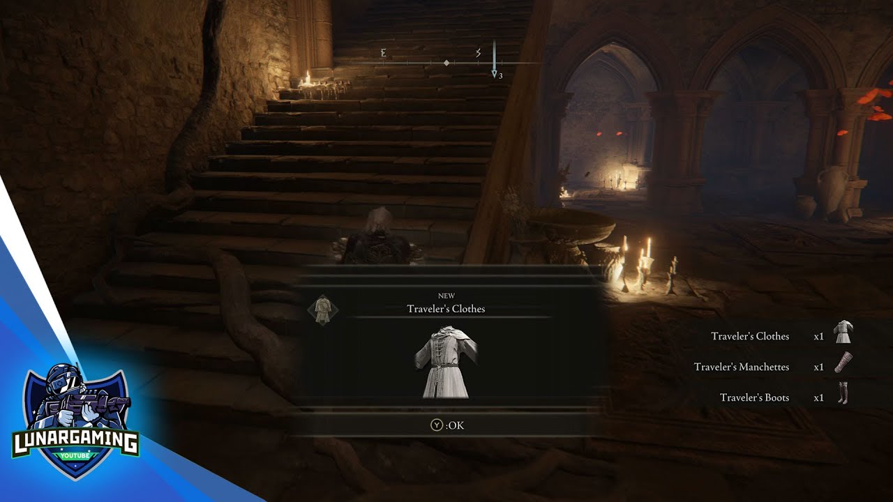 Elden Ring Traveler's Clothes Full Armor Set Location Trolling