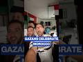 Palestinians in Gaza celebrate Morocco’s World Cup goal against Brazil