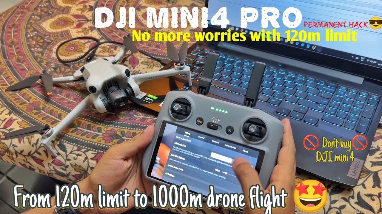 DJI MINI 4 PRO — постоянное решение проблемы ограничения высоты полета до 120 м | Обзор взлома 