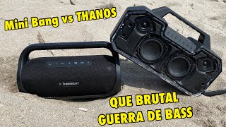 TRONSMART MINI BANG VS THANOS,( ZEALOT S57),  EN LA PLAYA