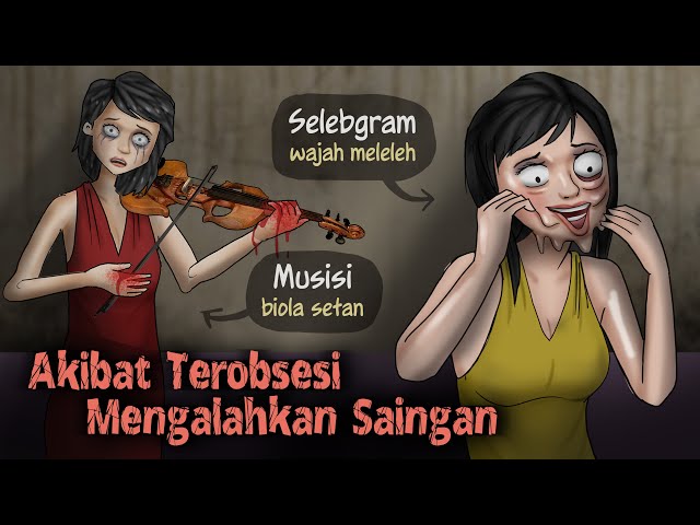 Persaingan Wanita2 Ambis, Saingannya harus kalah! | Kompilasi Kartun Andyriplay #HORORMISTERI class=