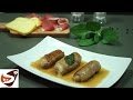 Involtini di carne con ripieno di prosciutto e formaggio - Secondi di carne (meat rolls recipe)