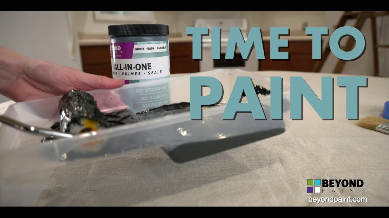 BEYOND PAINT | One Quart Kitchen Cabinet | DIY | All In One Paint - YouTube