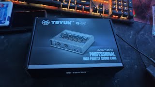 Teyun Q-16 Audio Interface Sound Card Unboxing