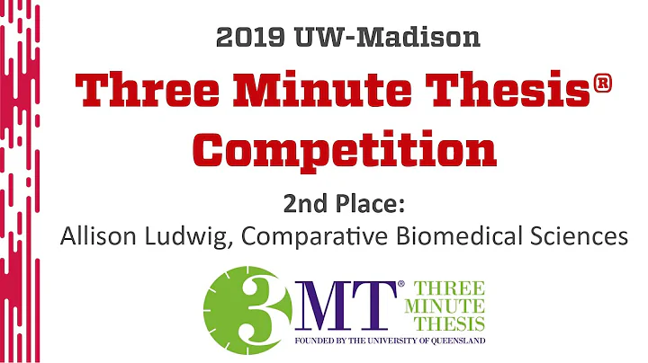 2019 3MT 2nd Place: Allison Ludwig