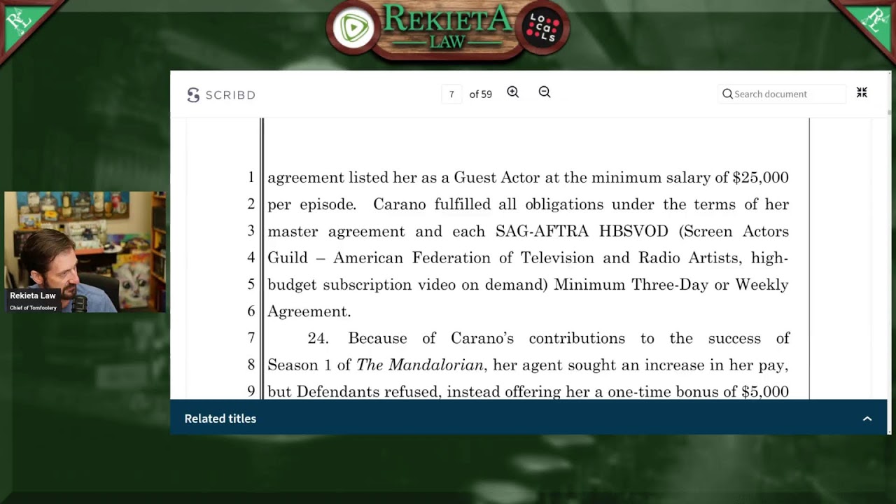 Reading and Reviewing the Gina Carano Lawsuit