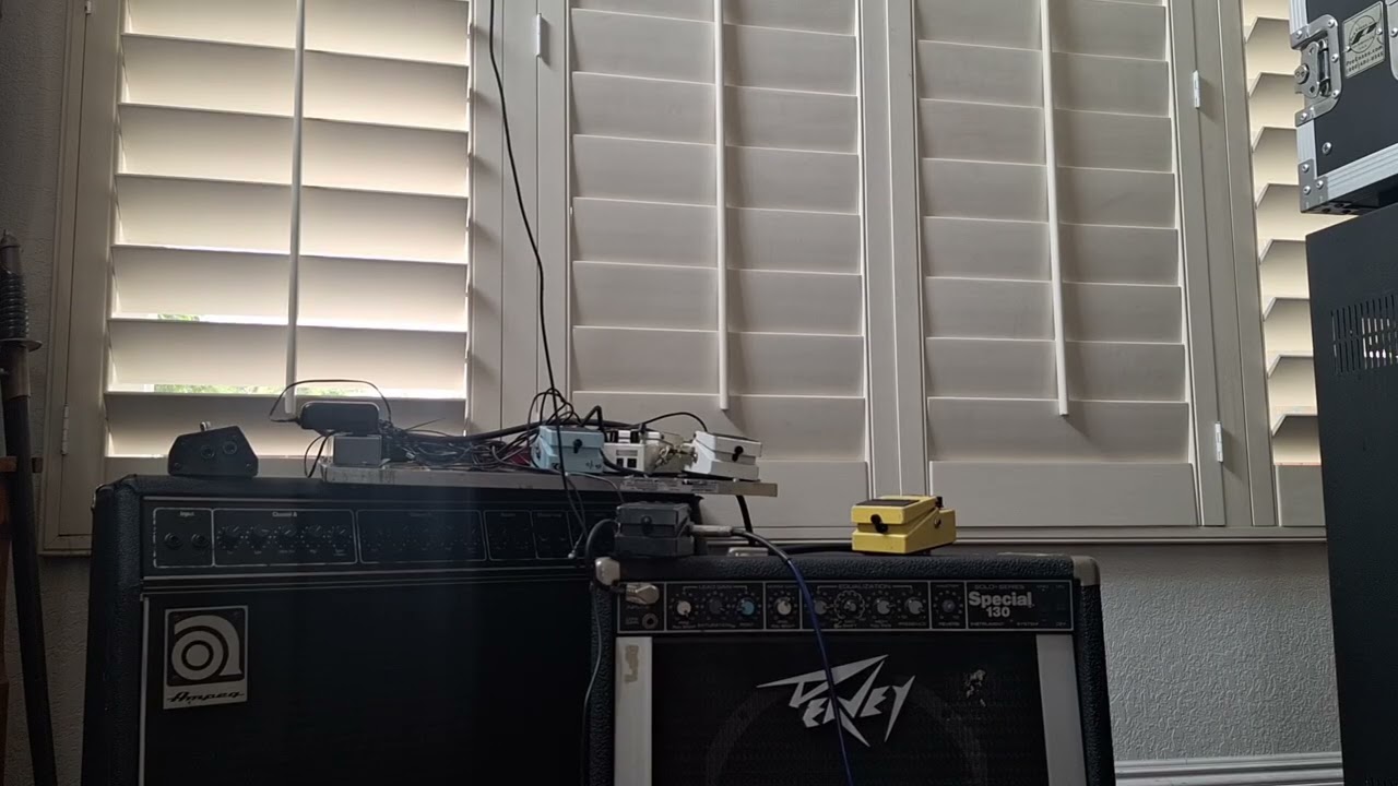 Peavey Special 130 with scorpion speaker and boss metalzone 