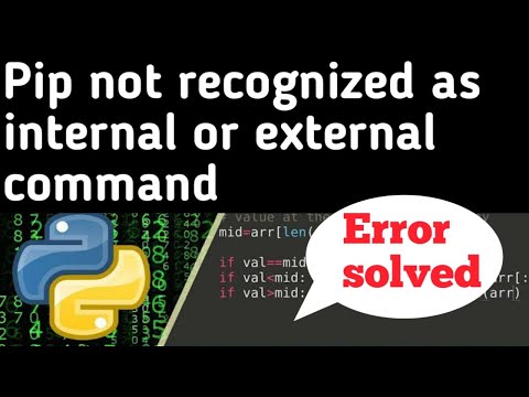 ERROR - pip is not recognized as internal and external command | solved | TELUGU| UNQ CODER