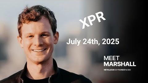 Marshall Hayner -Nasdaq Interview⚛ XPR #Metallicus WebauthWallet #MetalBlockchain Crypto Bitcoin XRP