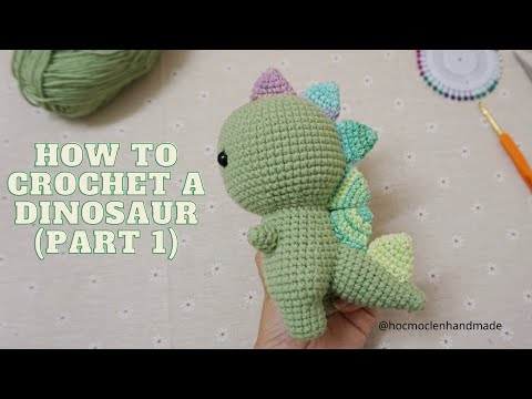 Video Hướng Dẫn Móc Chú Khủng Long Cool Ngầu | How To... - youtube