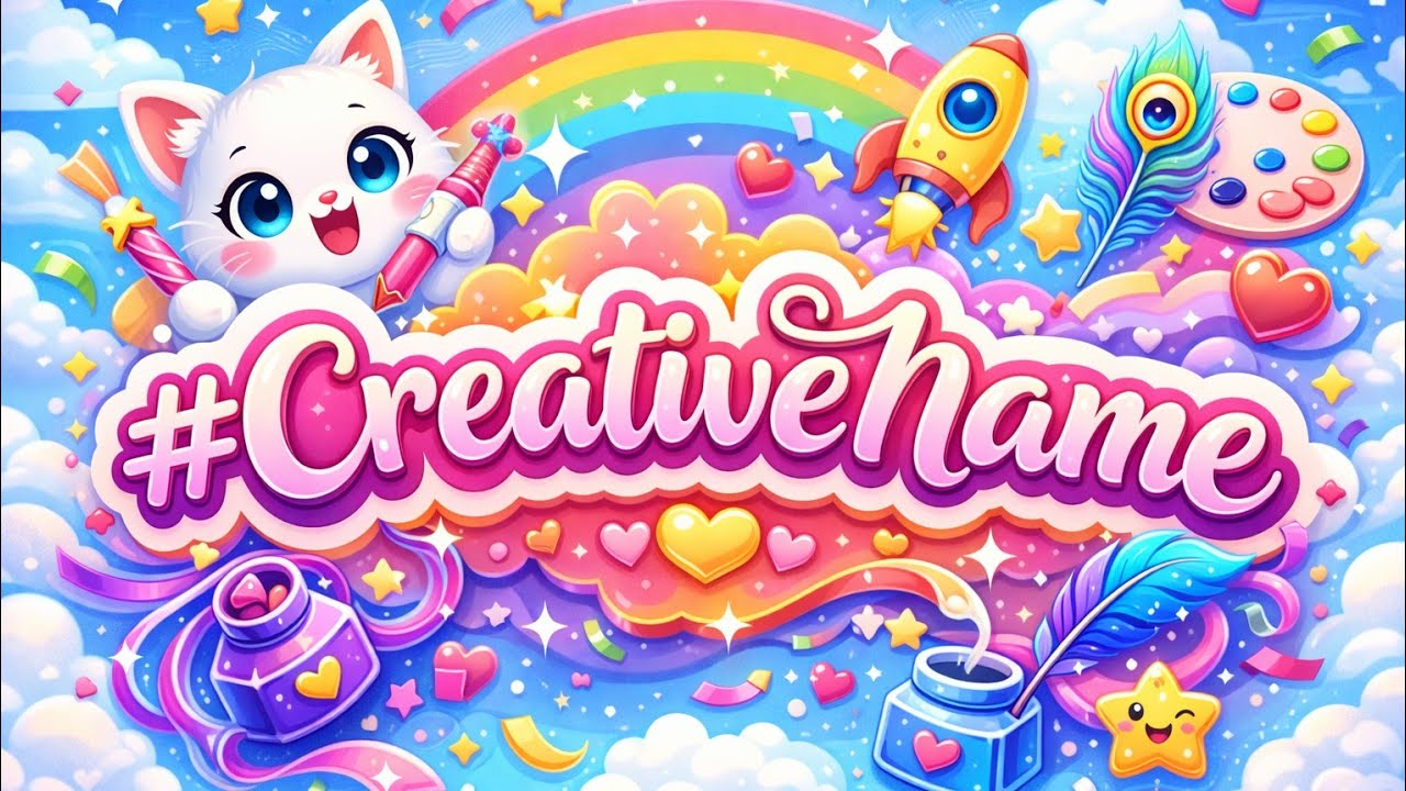 Aaj Banege Sabse Cute Creative Names Live 💖