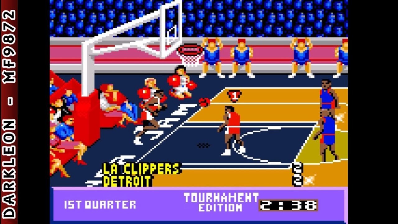 Game Gear NBA Jam Tournament Edition © 1995 Acclaim Gameplay YouTube