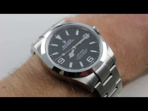 Rolex Explorer I 214270 Black Dial Luxury Watch Review