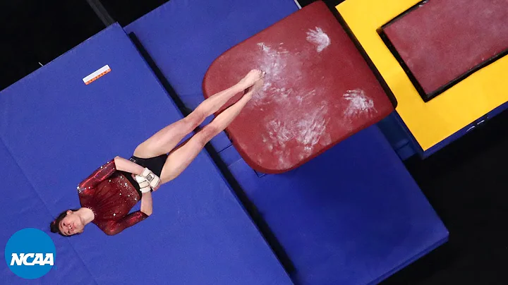 Ona Loper vault  2021 NCAA gymnastics championship...