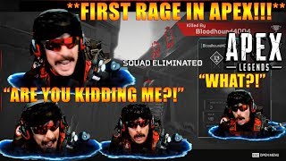 DrDisrespect's FIRST RAGE In Apex Legends!!!