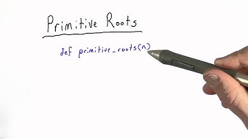 Primitive Roots - Applied Cryptography