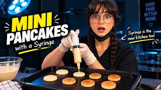 I Made Mini Pancakes With a Syringe 😳🥞