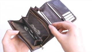 Dakota ダコタ フォンス 小銭入れ付き二つ折り財布 0035891