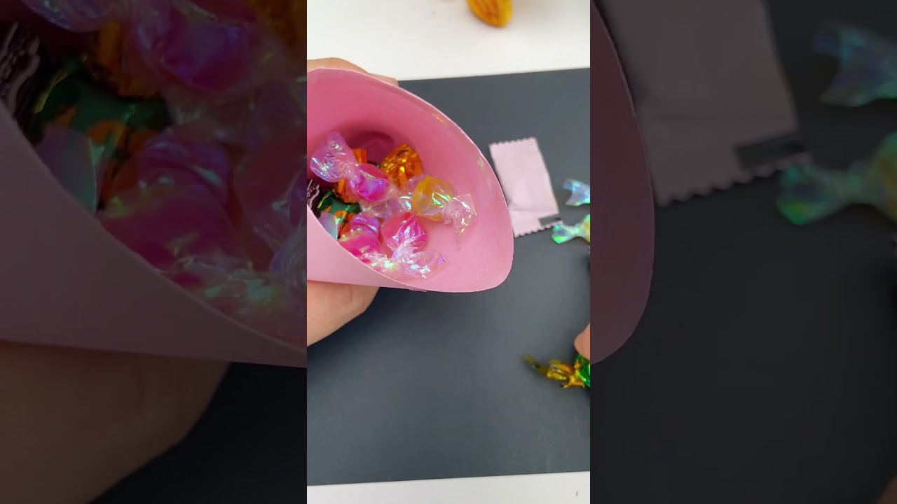 Handmade candy gift packs bring joy to children