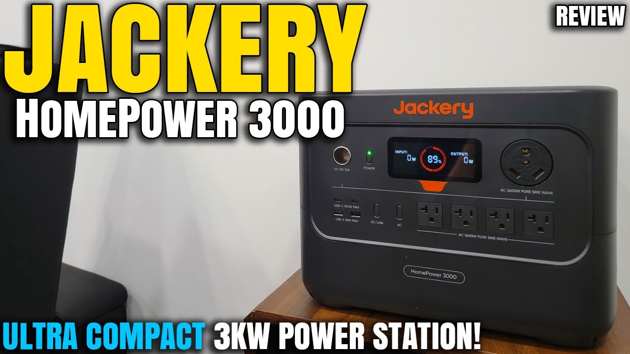 This Is The Most COMPACT 3kw Power Station! | Jackery Solar Generator  HomePower 3000 Review