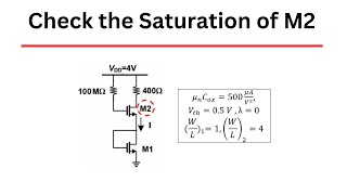 MOSFET Tutorial: Check the Saturation for NMOS_Part 2