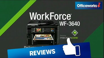 Epson Workforce WF 3640 Wireless Colour Inkjet Multifunction
