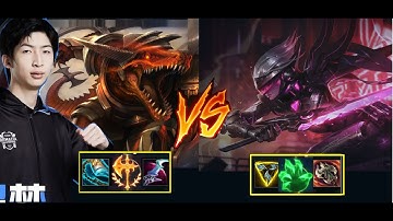 XiaO Chao Meng Cầm Renekton Đối Đầu Cao Thủ Fiora