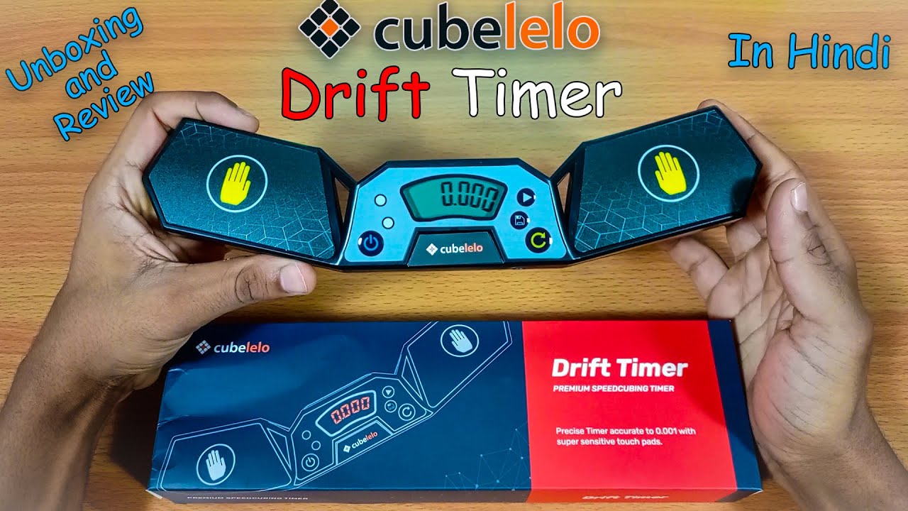 Cubelelo Drift Timer | Unboxing And Review | (In Hindi)