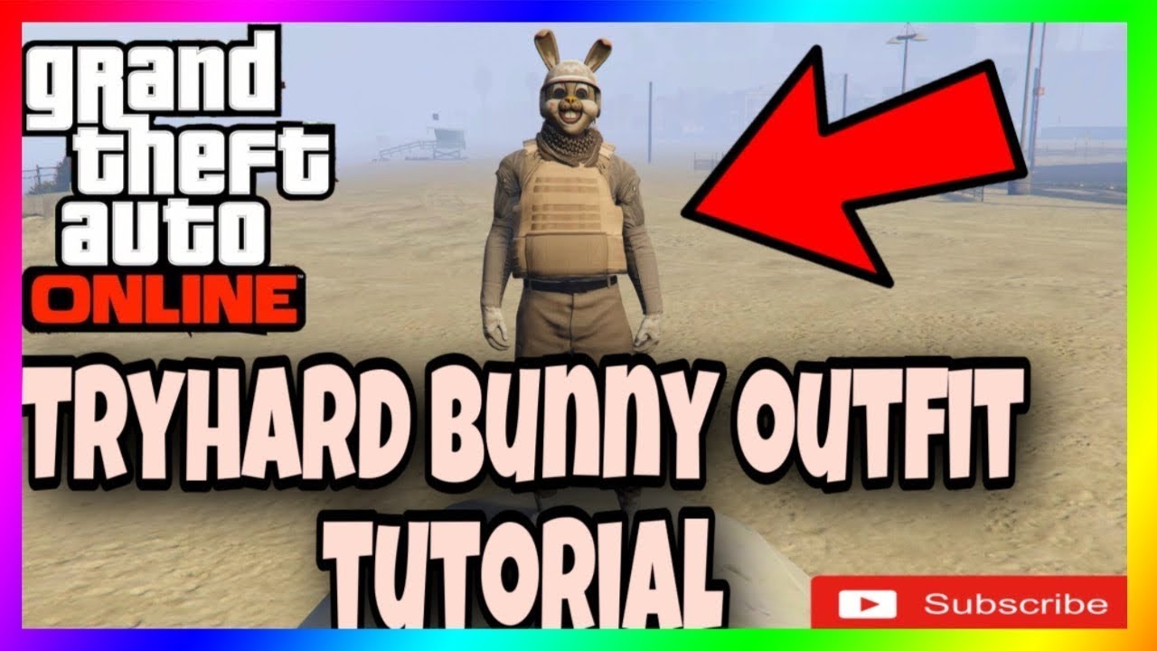 How to make the Tryhard Killer Bunny outfit GTA 5 YouTube
