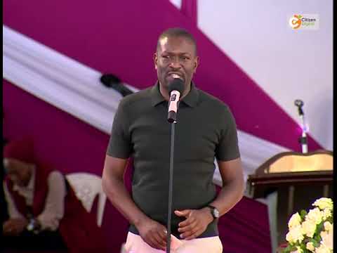 Edwin Sifuna's speech in Kirinyaga during Martha Karua's father burial