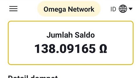 Cara membuat dompet #Omega Network di Trust Wallet..