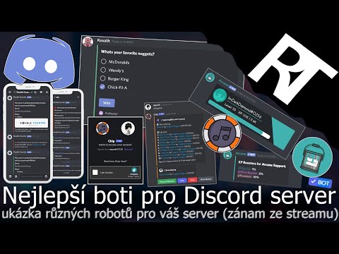 Nejlepší boti pro Discord server – Pollbot , Arcane , Double Conter , Chip music bot (záznam)