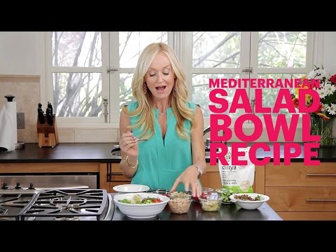Mediterranean Salad Bowl Recipe | Plant-Based, Vegan Lunch