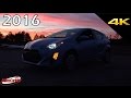 AT NIGHT: 2016 Toyota Prius C One - Interior and Exterior Lighting in 4K