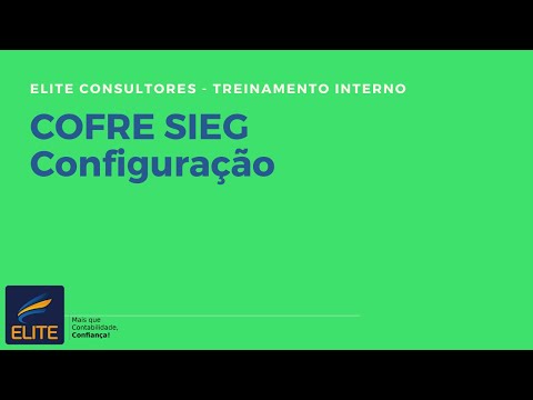 COFRE SIEG - Configurando o confre SIEG para captura de notas emitidas empresa