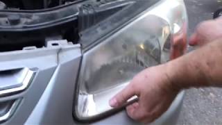 07 Kia Spectra Headlight Removal