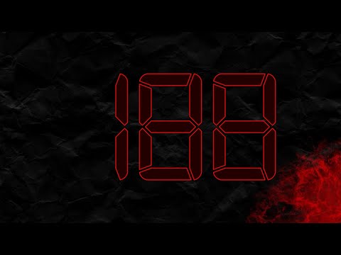 Countdown from 188 to 0 in RED