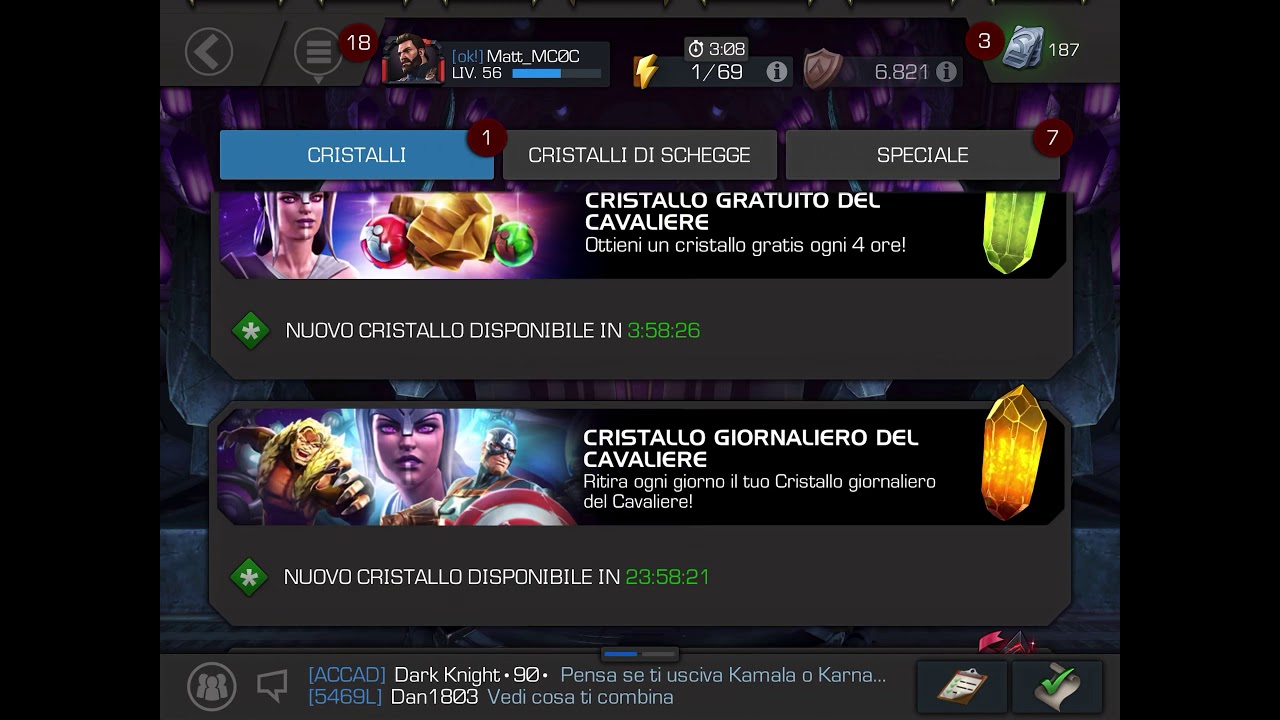 MCOC: 1x Lucky Cavalier Shattered Heart Crystal Opening!
