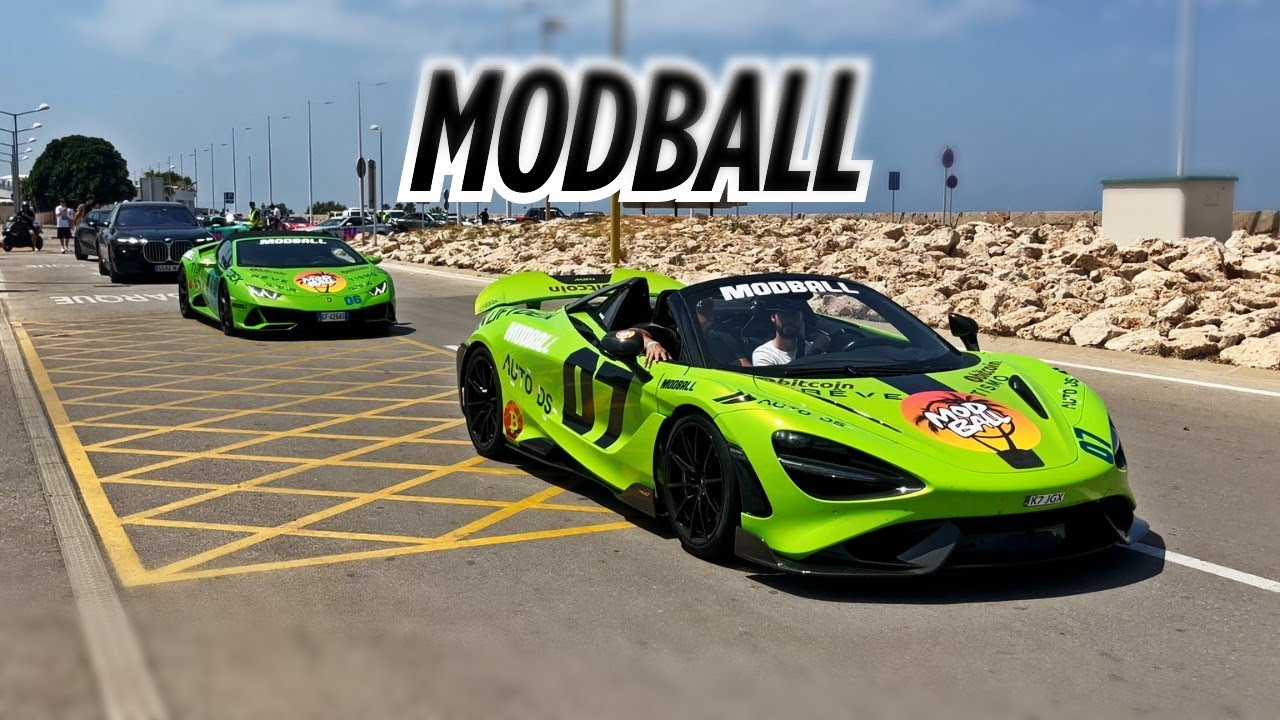 Modbal Modball llega a Denia con + 100 Coches Superdeportivos - YouTube