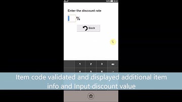 Markdown label printing demo using FX3-LX printer